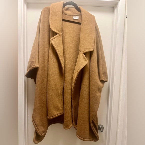 Free People Tan Oversized Coat - Picture 5 of 10
